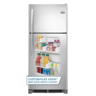 Frigidaire Gallery 20 cu. ft. Top Freezer Refrigerator in Smudge Proof Stainless Steel FGTR2045QF