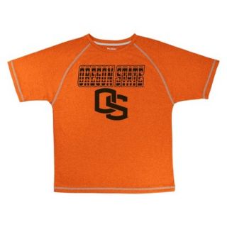 Oregon State Beavers Boys Short Sleeve Synthetic Tee   Orange