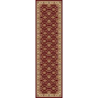 Concord Global Trading Williams Collection Sultan Red 2 ft. 2 in. x 7 ft. 10 in. Rug Runner 75902