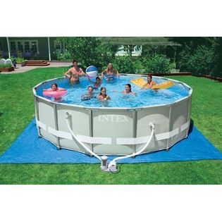 Intex 16ft X 48in Ultra Frame Pool Package   Toys & Games   Pools