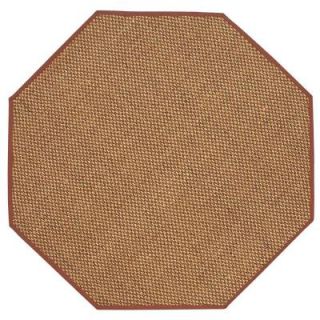 Home Decorators Collection Adirondack Sisal Rust 6 ft. Octagon Area Rug 4066997180