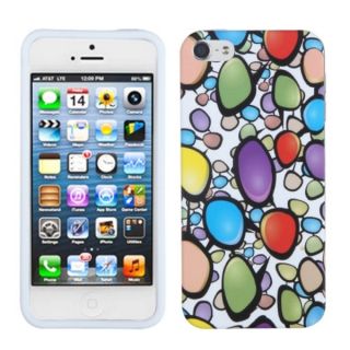 INSTEN Rainbow Gemstones Skin Phone Case for Apple iPhone 5 / 5S / SE