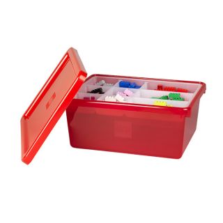 LEGO Red Medium Storage Box with Lid   17812095  