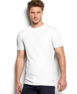 Polo Ralph Lauren Mens Underwear, Classic Cotton Crew T Shirts 3 Pack