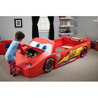 Delta Children Disney Cars Convertible Toddler to Twin Bed with Lights