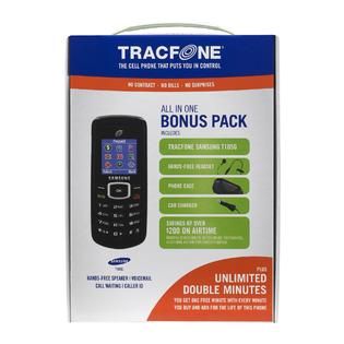 TracFone  Samsung T105G Pre Paid Cell Phone Bundle