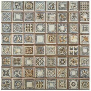 Merola Tile Tiber Glossy Decor 13 7/8 in. x 13 7/8 in. Ceramic Wall Tile (15.82 sq. ft. / case) WLP13TBD