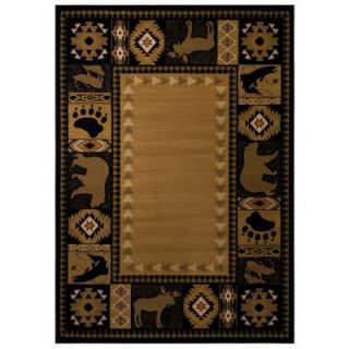 Balta US Northern Territory Black 6 ft. 6 in. x 9 ft. 6 in. Area Rug 91667962002903
