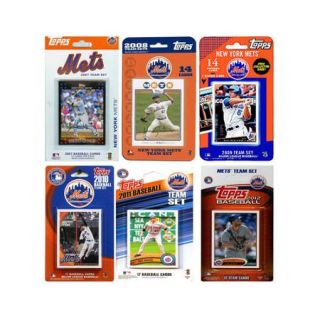C & I Collectibles MLB Different Licensed Team Trading Cards (Set of 6)