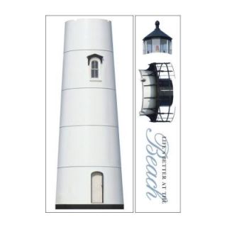 Sticky Pix Removable and Repositionable Ultimate Wall Sticker Mini Mural Appliques Lighthouse WA 1005E
