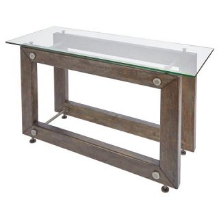Knox Industrial Console Table   Brown   Silverwood