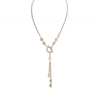 Womens Eco Opulence Pearl Toggle Necklace