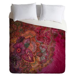 DENY Designs Stephanie Corfee Flourish Berry Lightweight Duvet Cover