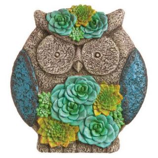 New Creative Succulent Garden Owl Stepping Stone