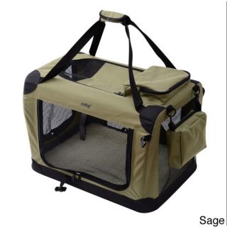 Extra large Portable Soft Pet Crate with Carrier Strap   16241225