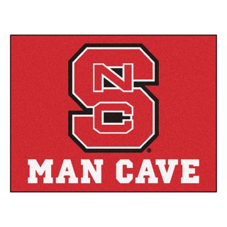 Fanmats North Carolina State Red Nylon Man Cave Allstar Rug (28 x 38