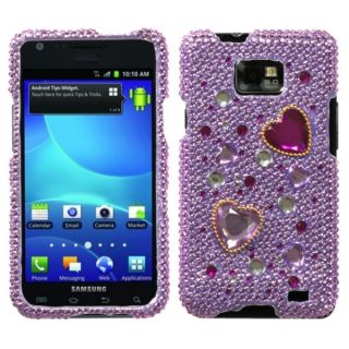 INSTEN Love Crash Diamante Phone Case Cover for Samsung I777 Galaxy S