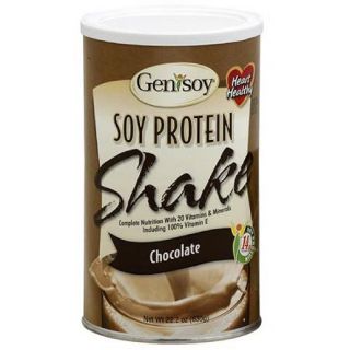 Genisoy Chocolate Soy Protein Shake, 22.2 oz