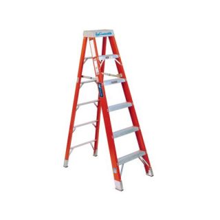 10 ft Fiberglass Step Ladder with 375 lb. Load Capacity by Louisville