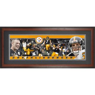 NFL &#045; Ben Roethlisberger Pittsburgh Steelers Framed Panoramic Photograph