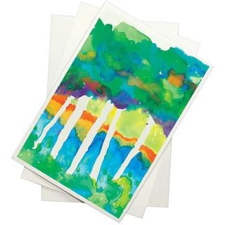 Sax 90 lb Watercolor Paper for Beginning Artists, White, Pack of 100 Sheets