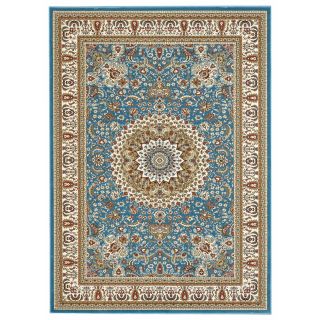 Lush Maxy Home 1 Million Point Persian Medallion Traditional Turquoise