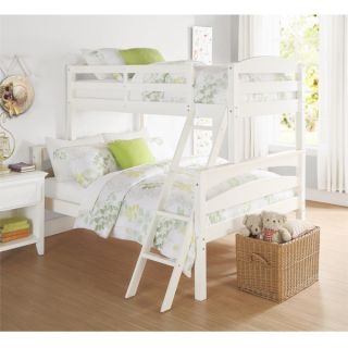 Dorel Living Brady White Twin/ Full Bunk Bed   16980823  