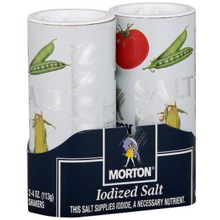 Morton Iodized Salt, 8 oz (Pack of 12)