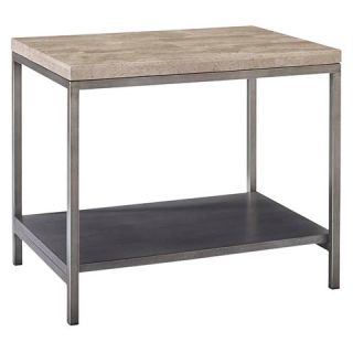 Homeware Sawyer Travertine Bunching Table   Beige