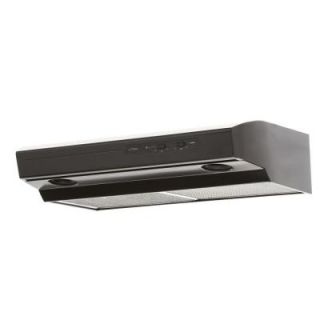 NuTone Allure I Series 30 in. Convertible Range Hood in Black WS130BL