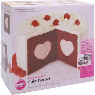 Wilton Tasty Fill 8.5" Cake Pan Set, Heart 2105 157