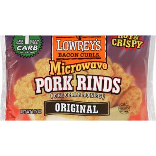 Lowrey's Bacon Curls Original Microwave Pork Rinds, 1.75 oz