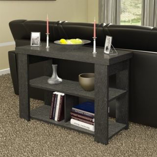 Ameriwood Hollow Core Wood Sofa Table in Black   5189026PCOM