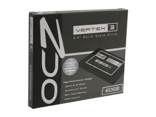 OCZ Vertex 3 2.5" 60GB SATA III MLC Internal Solid State Drive (SSD) VTX3 25SAT3 60G