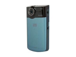 Kodak Zi8 Blue 1.6 MP 1/4.5" CMOS 2.5" LCD 4x Digital HD Pocket Video Camera