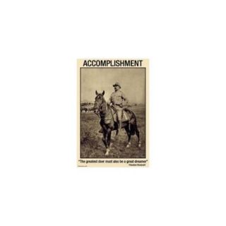 Accomplishment The Greatest Doer Must Be The Greatest Dreamer Print (Unframed Paper Print 20x30)