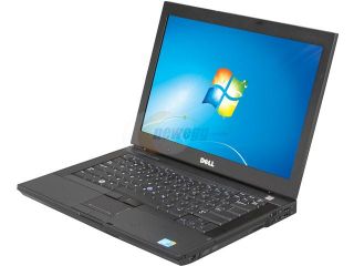 Refurbished DELL Laptop Latitude E6400 Intel Core 2 Duo 2.60 GHz 4 GB Memory 320 GB HDD 4 GB SSD Mobile Intel 4 series Express Chipset Family video card 14.1" Windows 7 Professional
