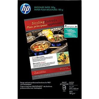 HP Professional Inkjet Brochure Paper, 11 x 17, Glossy, 150/Pack
