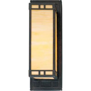 Progress Lighting Arts and Crafts Collection 1 Light Weathered Bronze Wall Sconce P7138 46EB