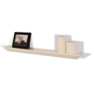 35 in. x 4 in. White Floating Accent Ledge DISCONTINUED 0191381