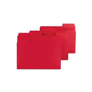 Smead Manufacturing Company Supertab File Folders, 1/3 Cut, 100/Box