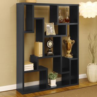 Enitial Lab Ciralli Black 47.25 in W x 62.6 in H x 11.5 in D 9 Shelf Bookcase