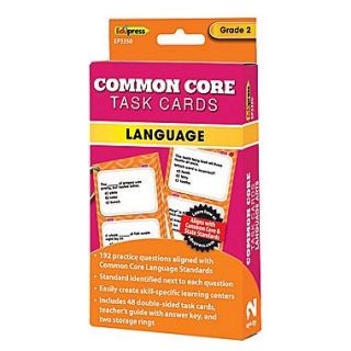 Edupress Common Core Language Task Card, Grade 2nd