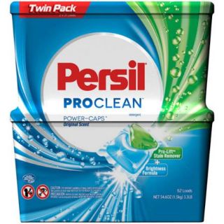 Persil ProClean Power Caps Original Scent Laundry Detergent Capsules, 62 count, 53.3 oz