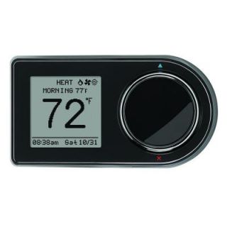 LUX/GEO 7 Day Wi Fi Programmable Thermostat in Black GEO BL 003