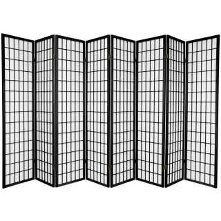 Oriental Furniture 69.5 x 136 Window Pane Shoji 8 Panel Room Divider