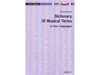 Hal Leonard Dictionary of Musical Terms in Four Languages