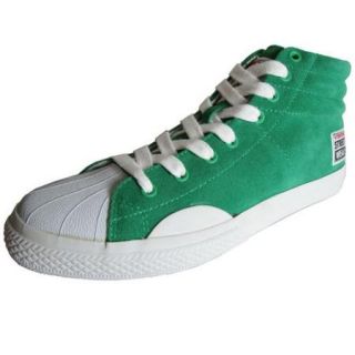 Vision Street Wear Mens Suede Hi Retro Fashion Skate Shoe,Green/White,US 7.5