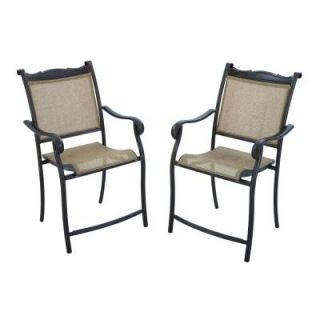 Hampton Bay Westbury Patio High Dining Chair (2 Pack) S2 ADQ27112