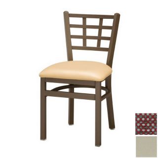 Regal Seating Set of 2 Steel Anodized Nickel Dining Chairs